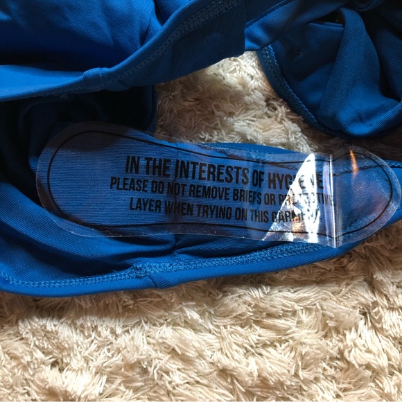 NWOT Blue Gymshark One Piece Swimsuit Size S - Picture 5 of 5